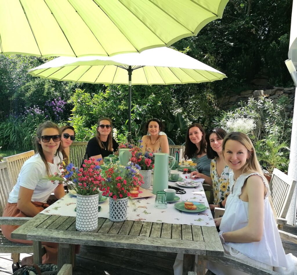 Junggesellinnenabschied im Garten - Die Herzensgärtnerin - Poltern im Garten - Natur Workshop