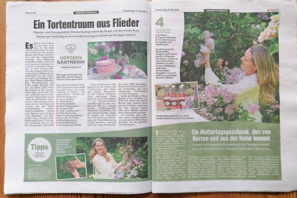 Krone Kolumne im Mai von Patrizia Haslinger-Die Herzensgärtnerin-The Heartgardener-Gartentipps-Dekotipps
