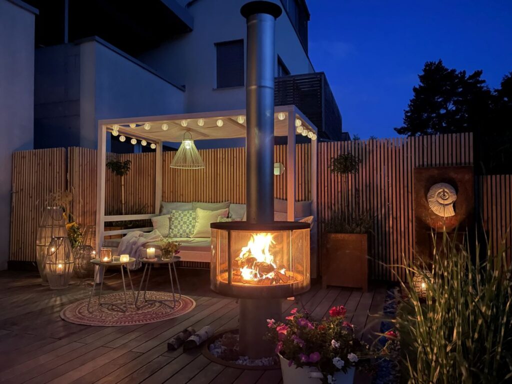 Traumgarten bei Nacht - Gartengestaltung Patrizia Haslinger | Die Herzensgärtnerin | Gartendesignerin | The Heartgardener