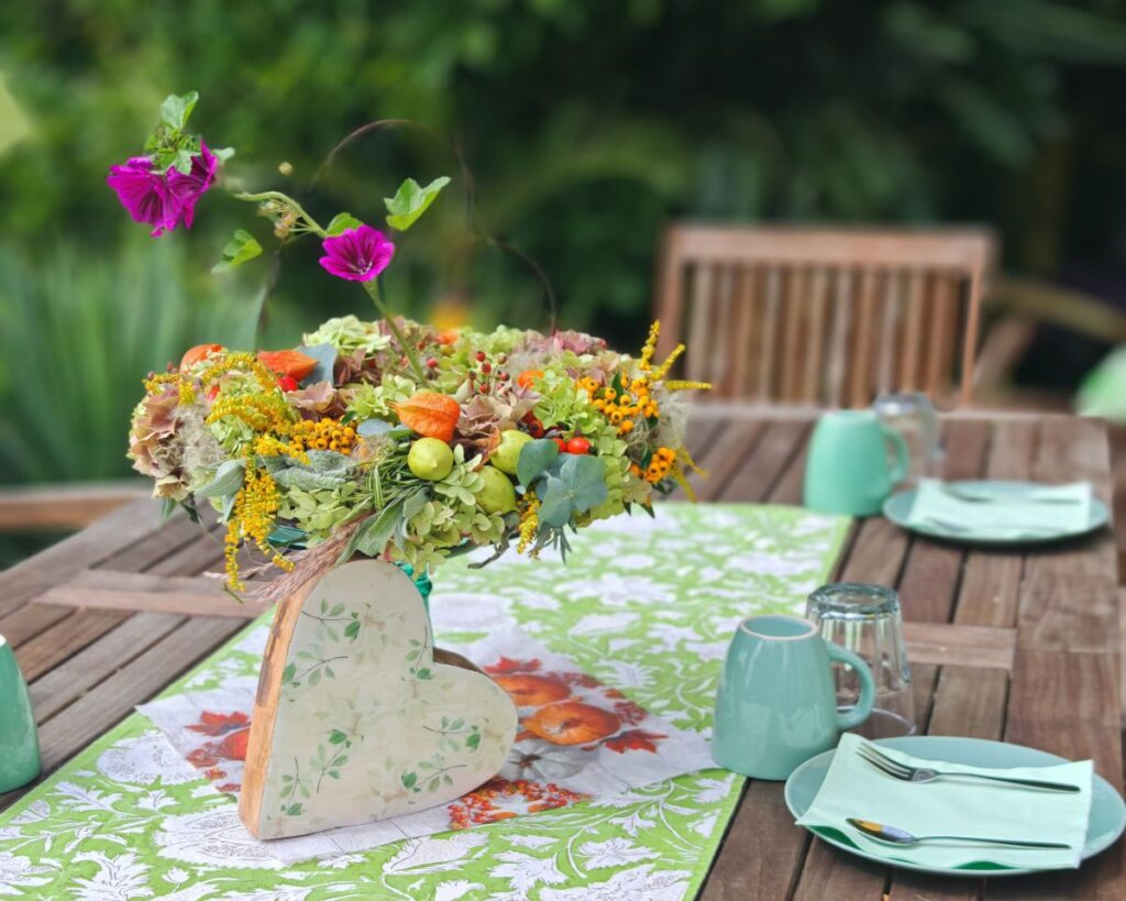 herbstliche Dekoration im Garten | Die Herzensgärtnerin | The Heartgardener | Schaugarten | Naturgartengestalterin Patrizia Haslinger
