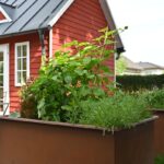 Cortenstahlhochbeete für Gemüse aus dem eigenen Garten