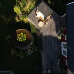 Der Garten aus der Vogelperspektive