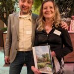 Martin Staffler (Magazin Gartenpraxis) und Patrizia Haslinger (anl. Gärten des Jahres 26)