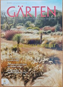 Fachmagazin GÄRTEN Ausgabe 3/26 - Mediterrane Gärten mit Gastbeitrag von Coautorin Patrizia Haslinger-The-Heartgardener-Die-Herzensgärtnerin